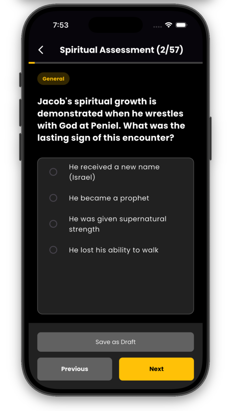 Assessment in progress