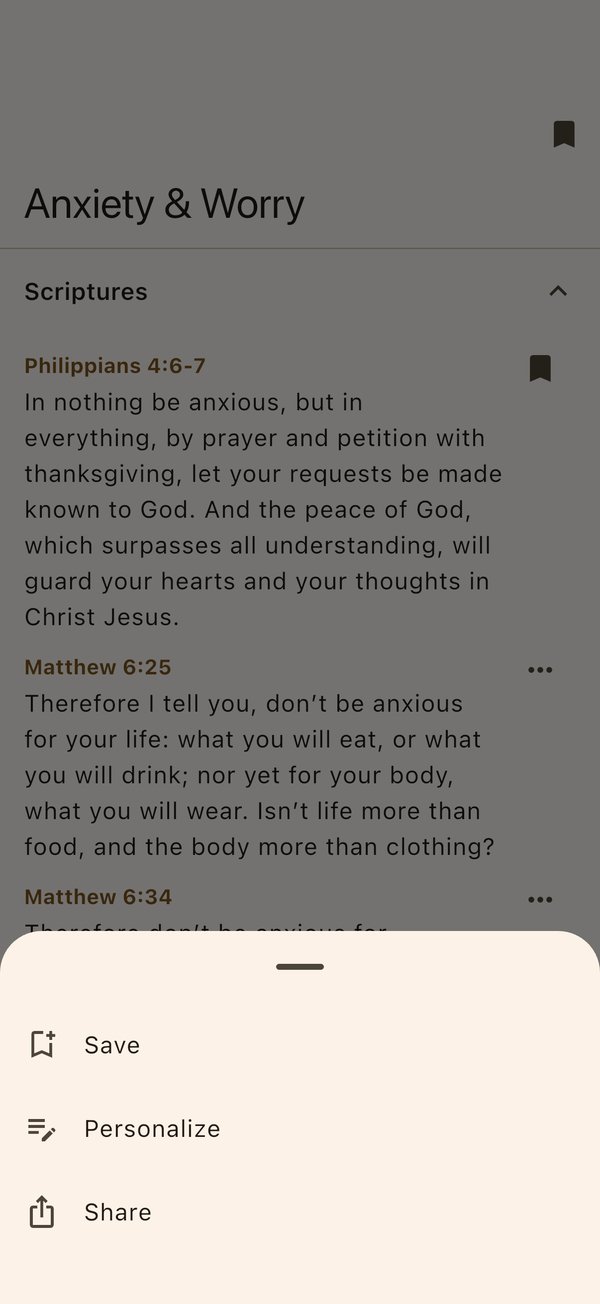 Verse options