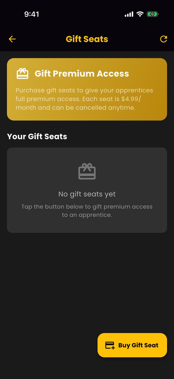 Gift seats