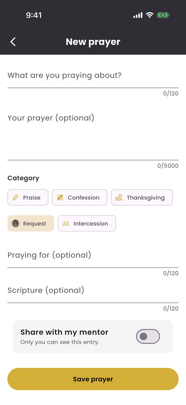 New prayer